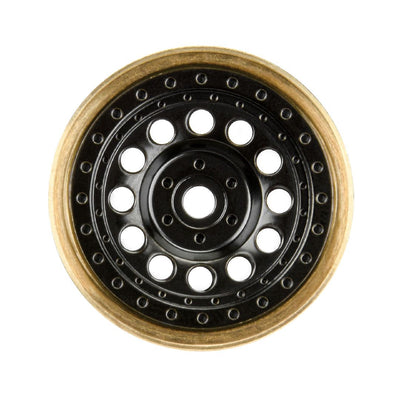 Pro-Line 1/24 Rock Shooter Brass F/R 1.0 7mm Whl (2) Blk