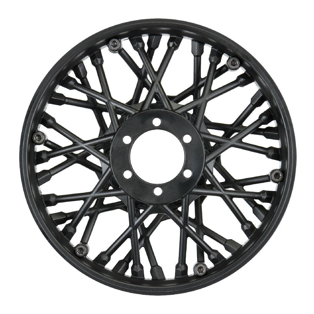 Pro-Line Supermoto Front Wheel, Black: Promoto-MX