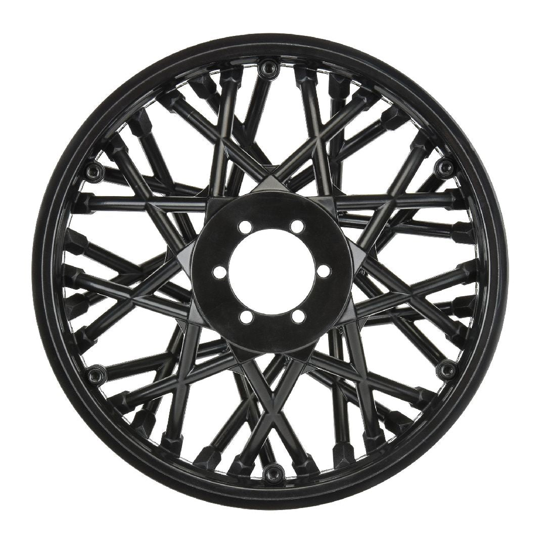 Pro-Line Bullyspoke V2 Bead Rear Wheel Black For PM-MX