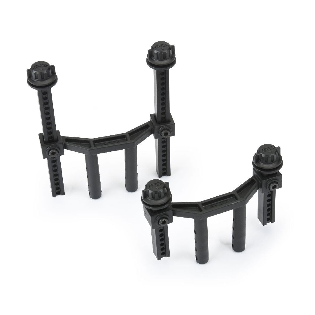 Pro-Line Racing 1/10 Extended Front/Rear Body Mounts Granite 4x4