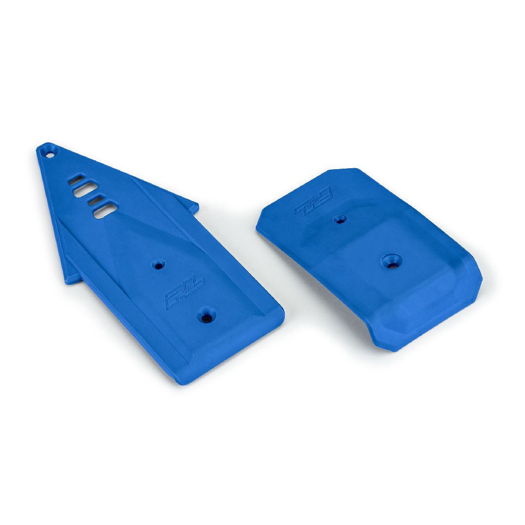 Pro-Line Bash Armor F/R Skid Plates (Blue)