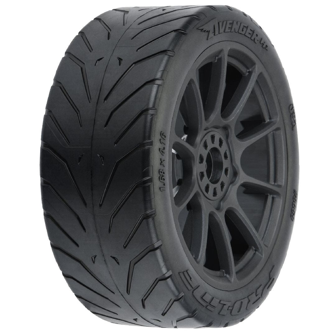 Pro-Line Avenger (Soft) BELTED Tires on Mach 10 Wheels (2)