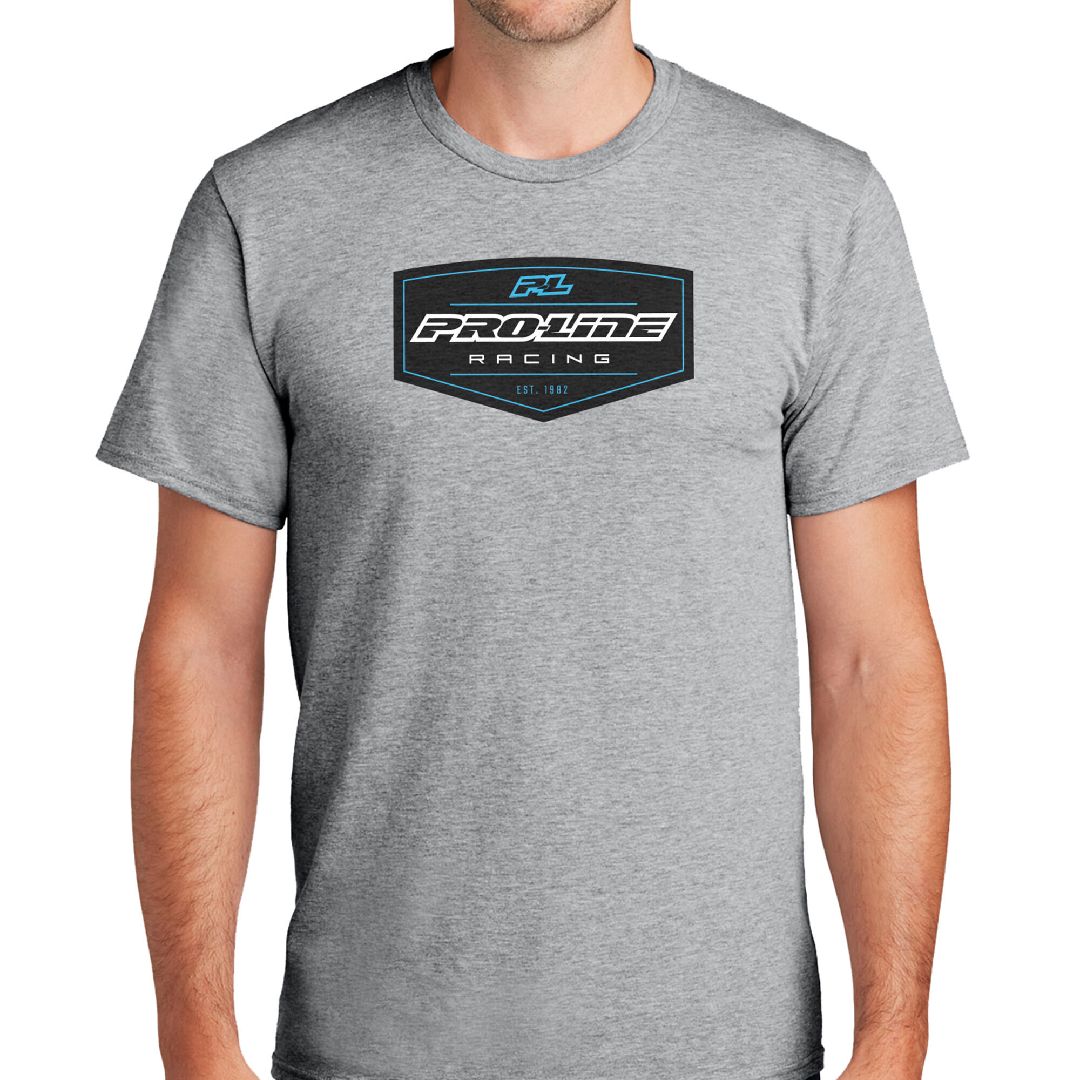 Pro-Line Crest Grey T-Shirt - Small