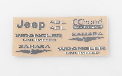 RC4WD Metal Emblems for Axial SCX10 Jeep Wrangler