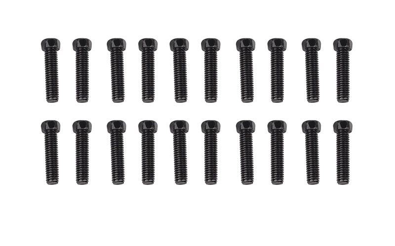 RC4WD Scale Hex Head Bolts (M3x12mm) (Black)