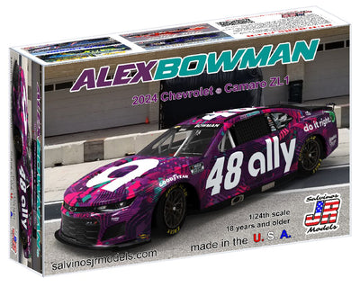 Salvinos JR Models 1/24 Hendrick Motorsports Alex Bowman 2024 Camaro "Primary"