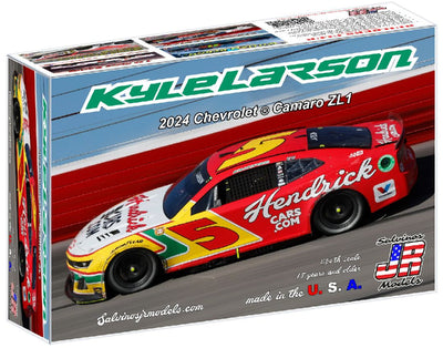 Salvinos JR Models 1/24 Hendrick Motorsports 2024 Kyle Larson Camaro "Darlington" Throwback