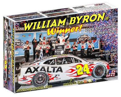 Salvinos JR Models 1/24 Hendrick Motorsports William Byron 2024 Camaro "500 Winner"