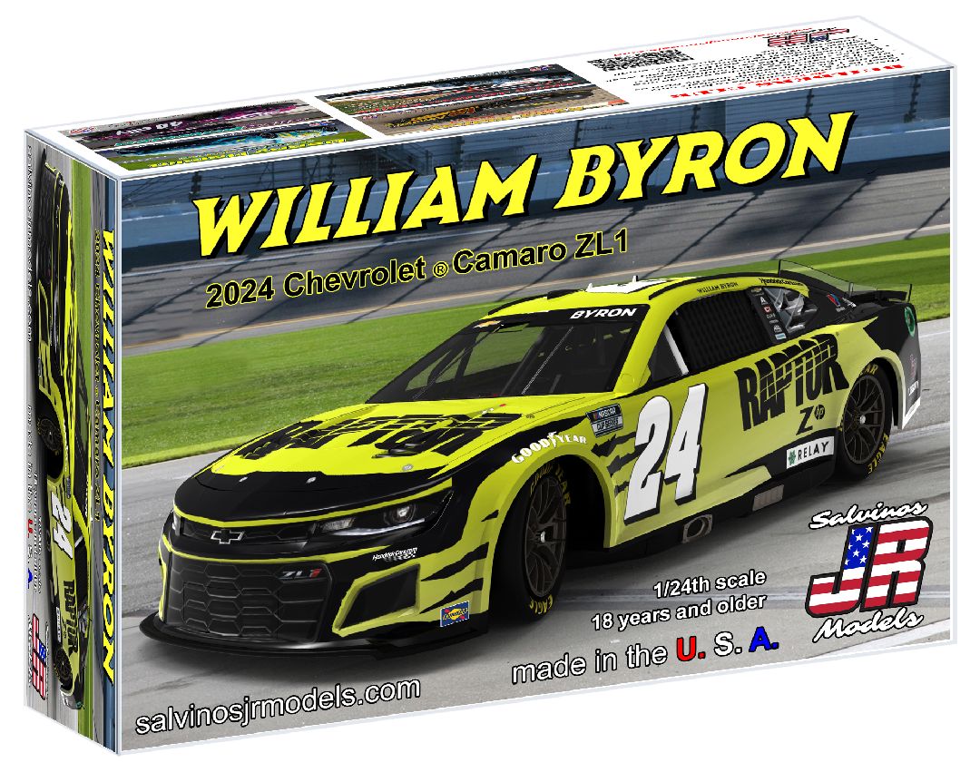 Salvinos JR Models 1/24 Hendrick Motorsports William Byron 2024 Camaro "Primary"