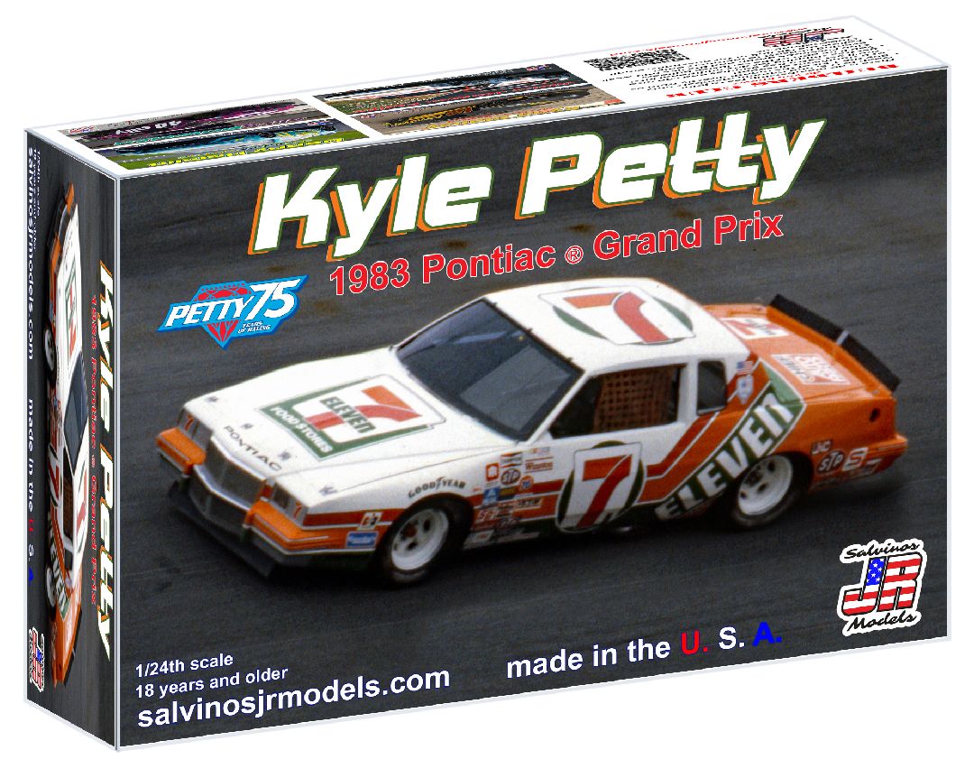 Salvinos JR Models 1/24 Petty Enterprises 1983 KYLE Petty Pontiac "7-11"