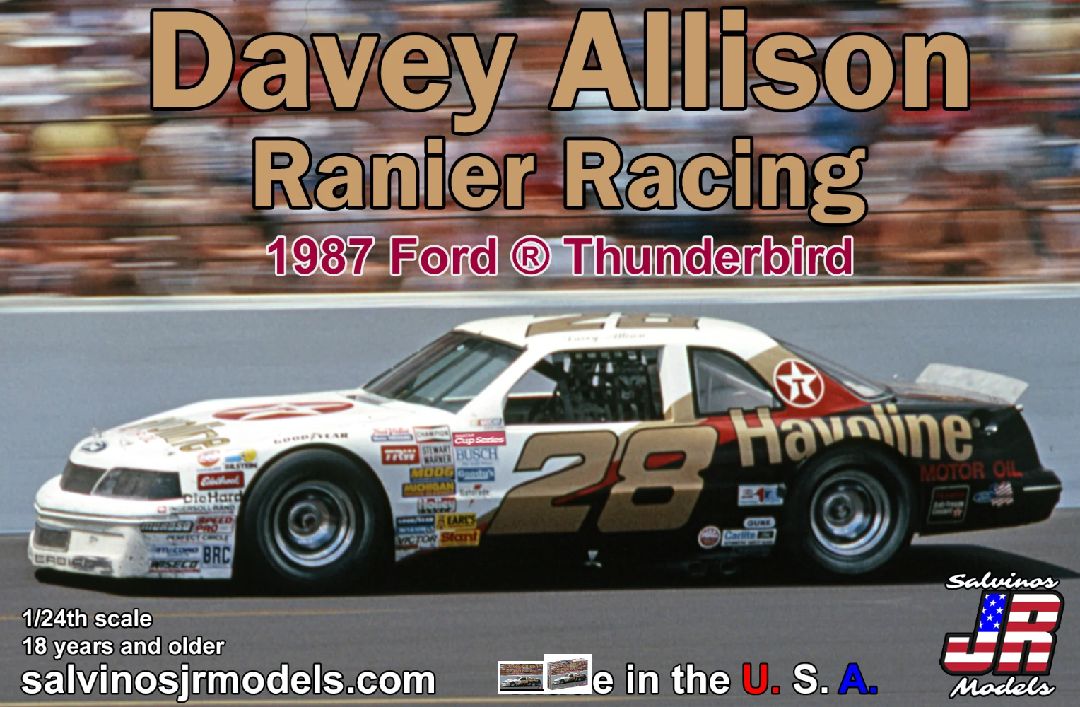 Salvinos JR Models 1/24 Ranier Racing 1986 Tim Richmond Chevrolet Monte Carlo "Folgers"