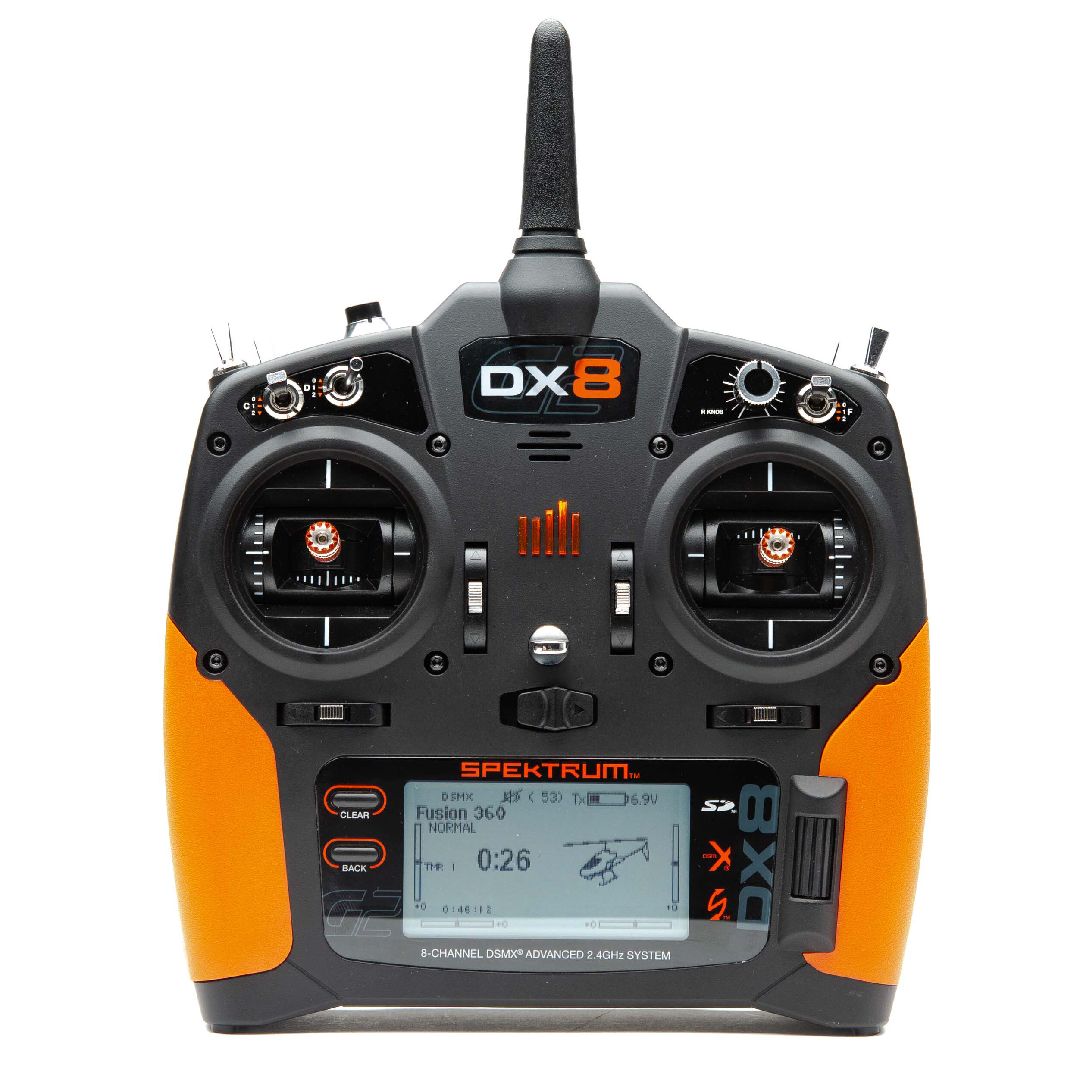 Spektrum Orange Grip Set w/ Tape: DX6G2/3 DX8G2