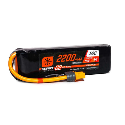 Spektrum 2200mAh 3S 11.1V Smart G2 LiPo 50C IC3