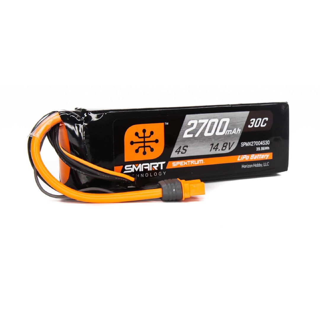 Spektrum 2700mAh 4S 14.8V 30C Smart LiPo IC3