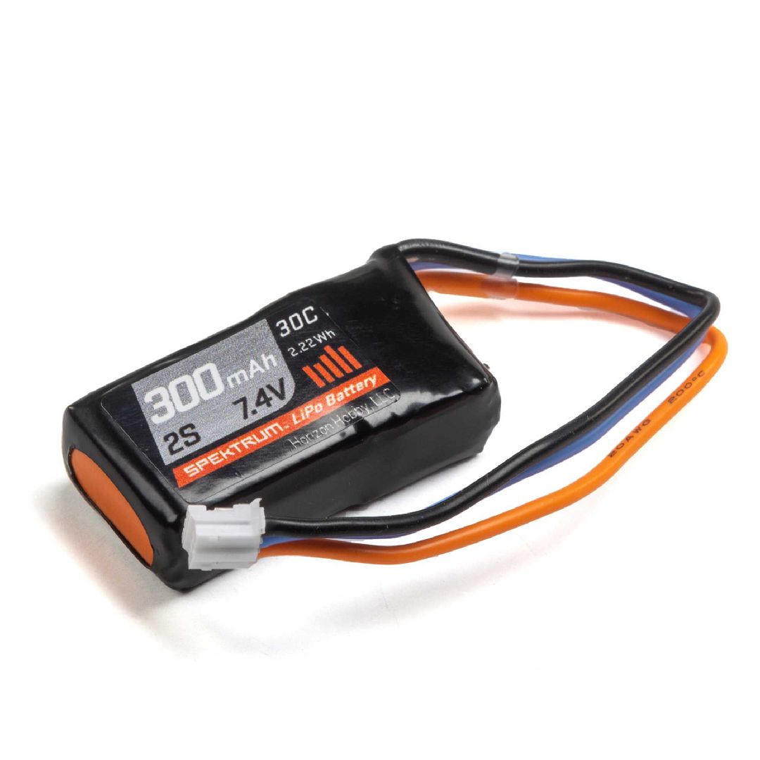 Spektrum 300mAh 2S 7.4V 30C LiPo PH