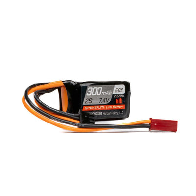 Spektrum 300mAh 2S 7.4V 50C LiPo JST-RCY
