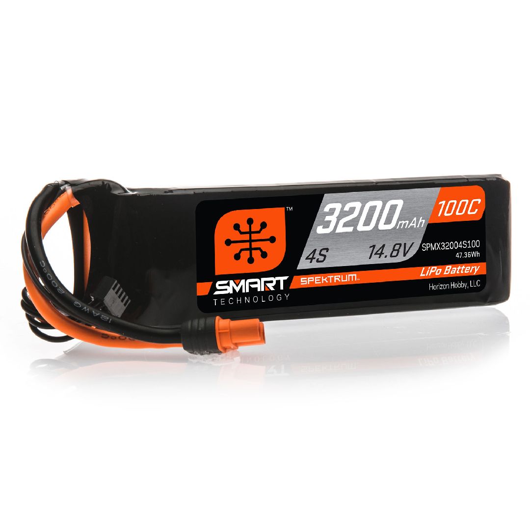Spektrum 3200mAh 4S 14.8V 100C Smart LiPo IC3
