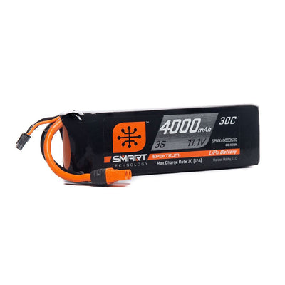 Spektrum 4000mAh 3S 11.1V 30C Smart LiPo IC3