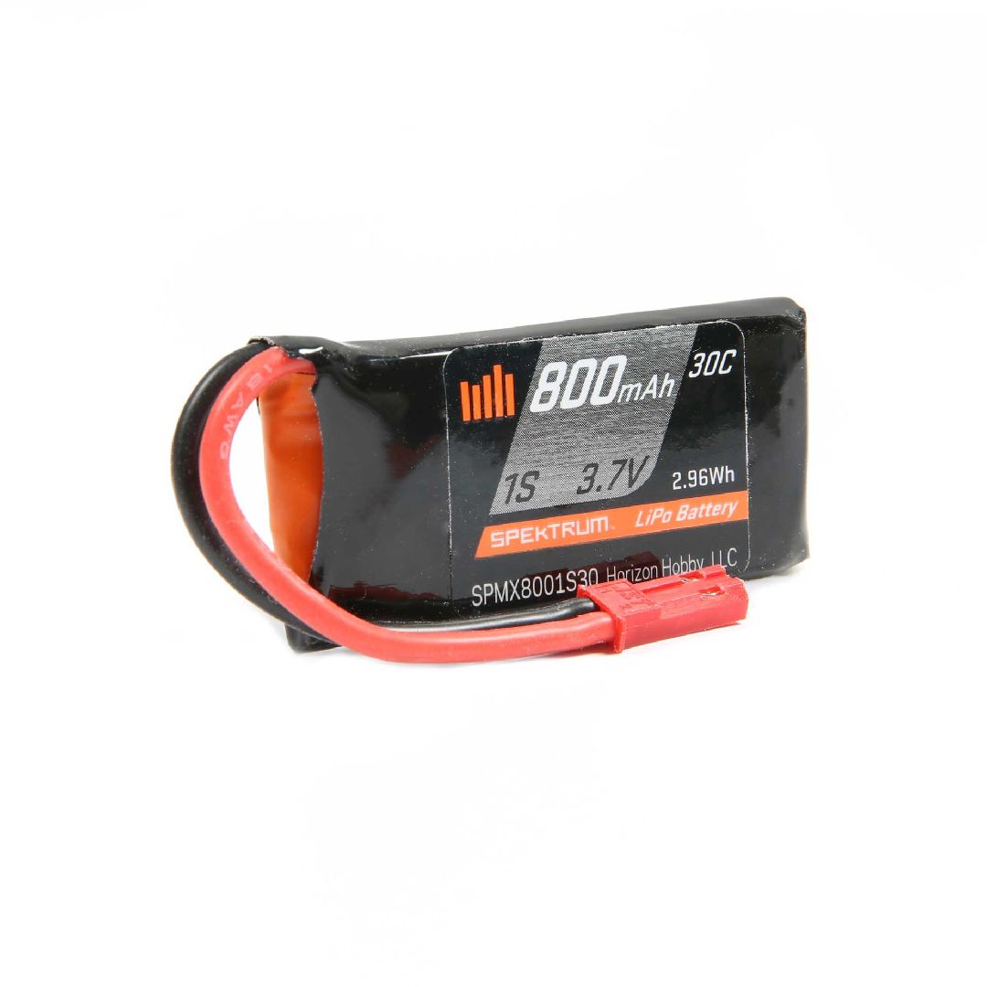 Spektrum 800mAh 1S 3.7V 30C LiPo JST-RCY