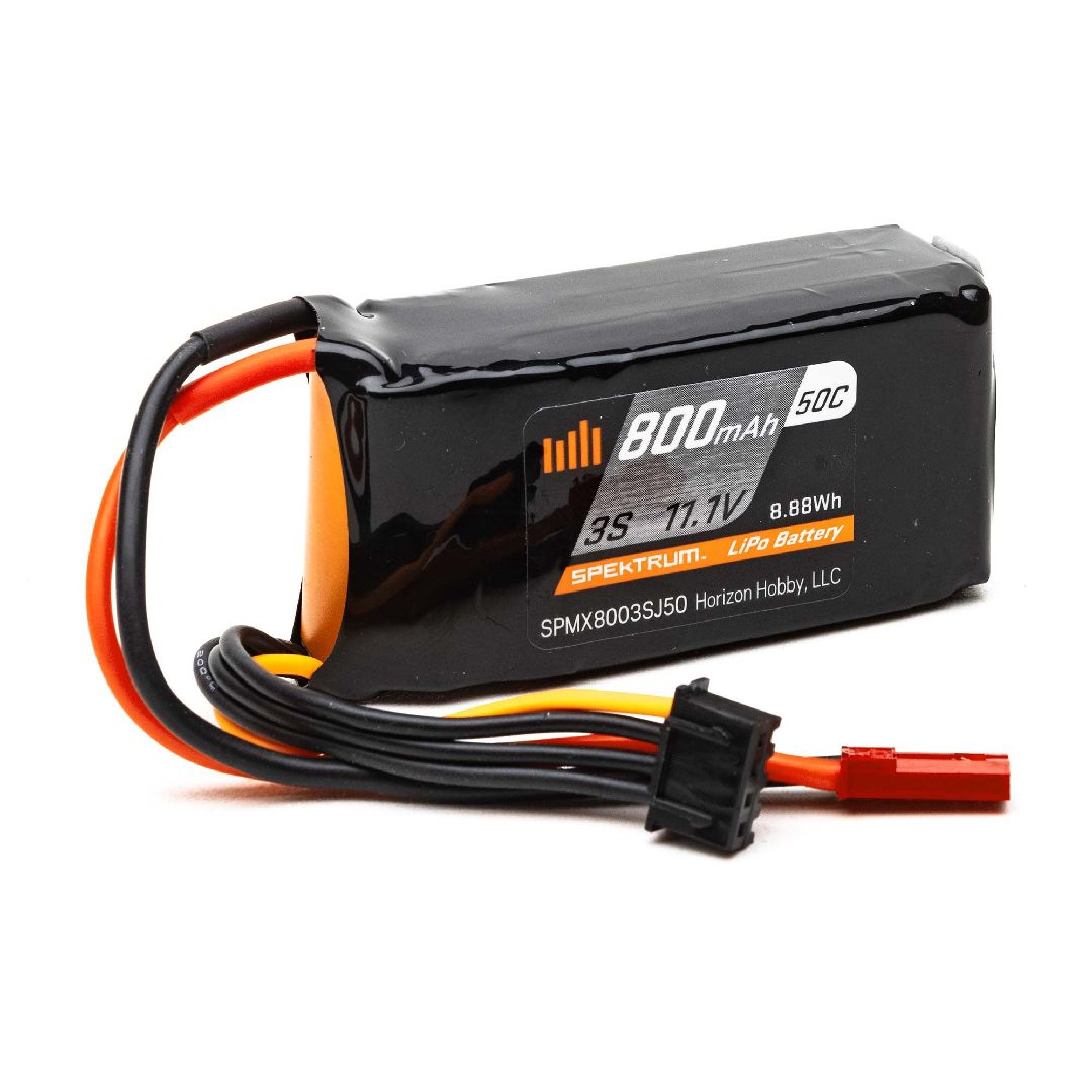 Spektrum 800mAh 3S 11.1V 50C LiPo JST-RCY