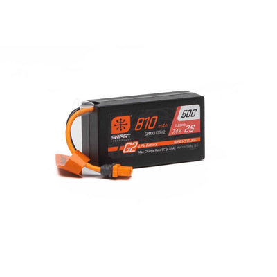 Spektrum G2 810mAh 2S 7.4V Smart G2 50C LiPo; IC2