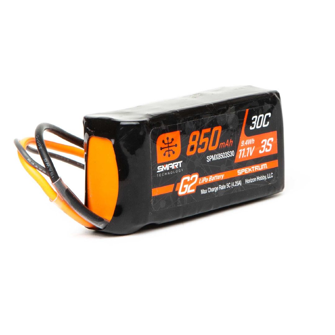Spektrum 850mAh 3S 11.1V 30C Smart G2 IC2