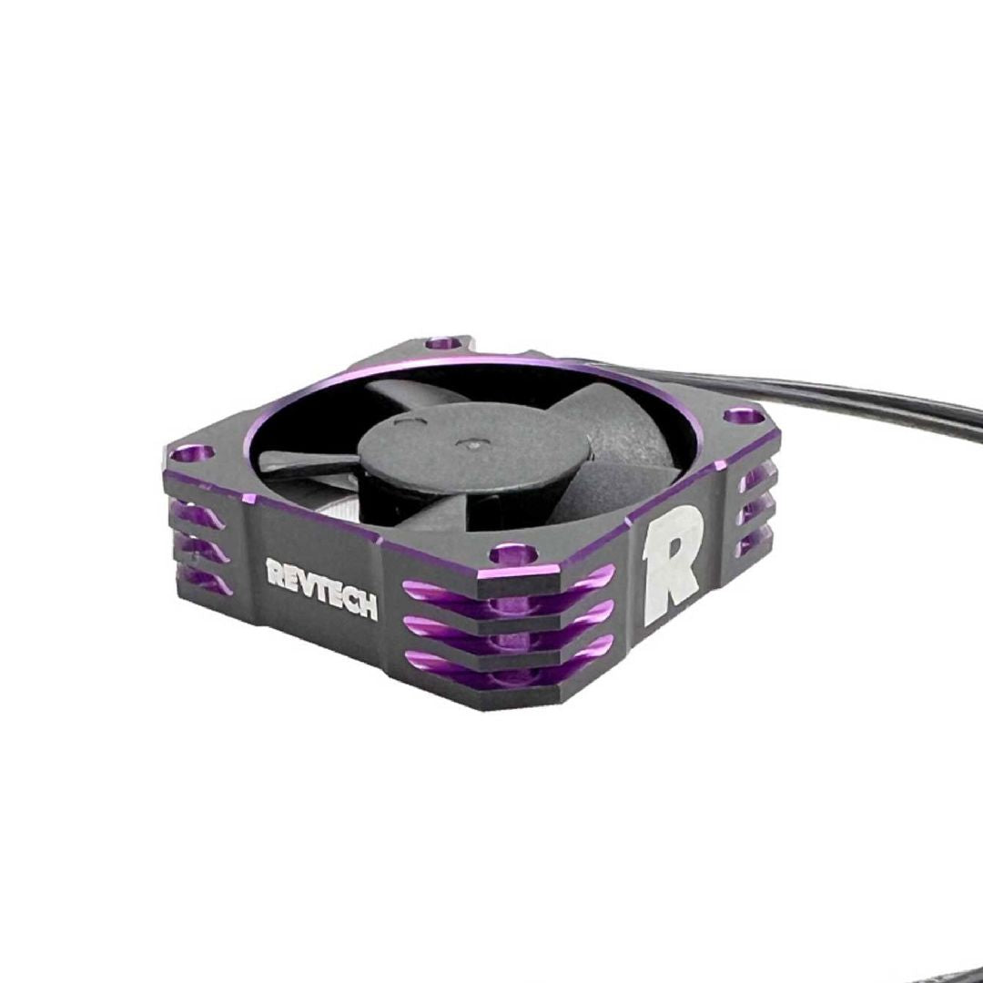 Trinity Aluminum 35x35mm Purple Fan