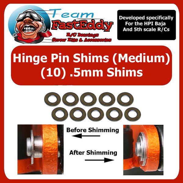 Fast Eddy Hinge Pin Shim Kit .5mm