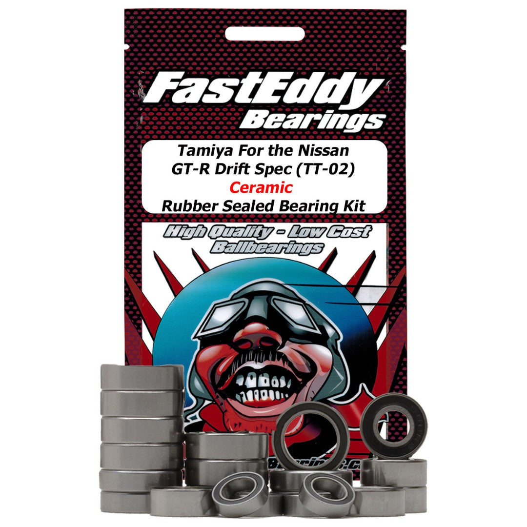 Fast Eddy Tamiya GT-R Drift Spec (TT-02) Ceramic Rubber Sld Kit