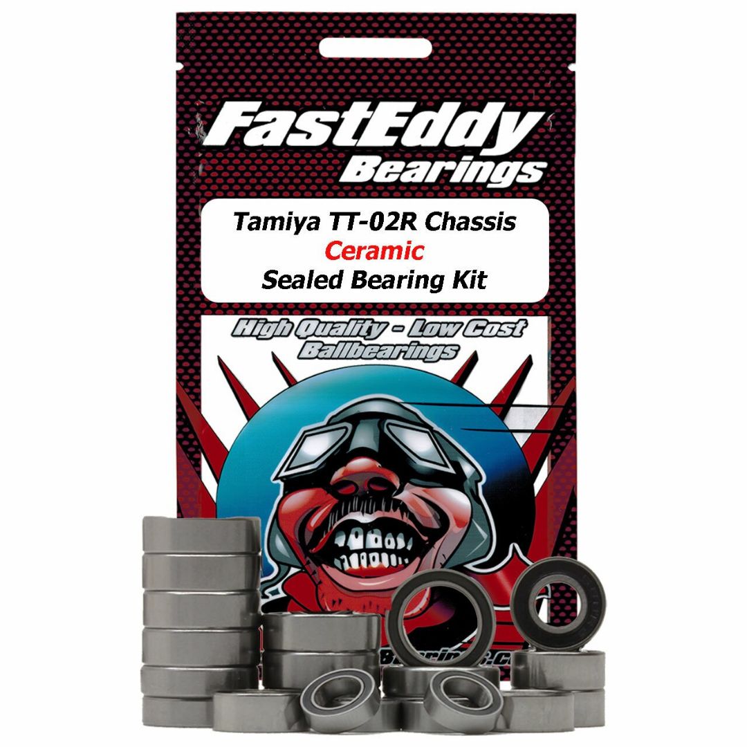 Fast Eddy Tamiya TT-02R Chassis Ceramic Sealed Bearing Kit