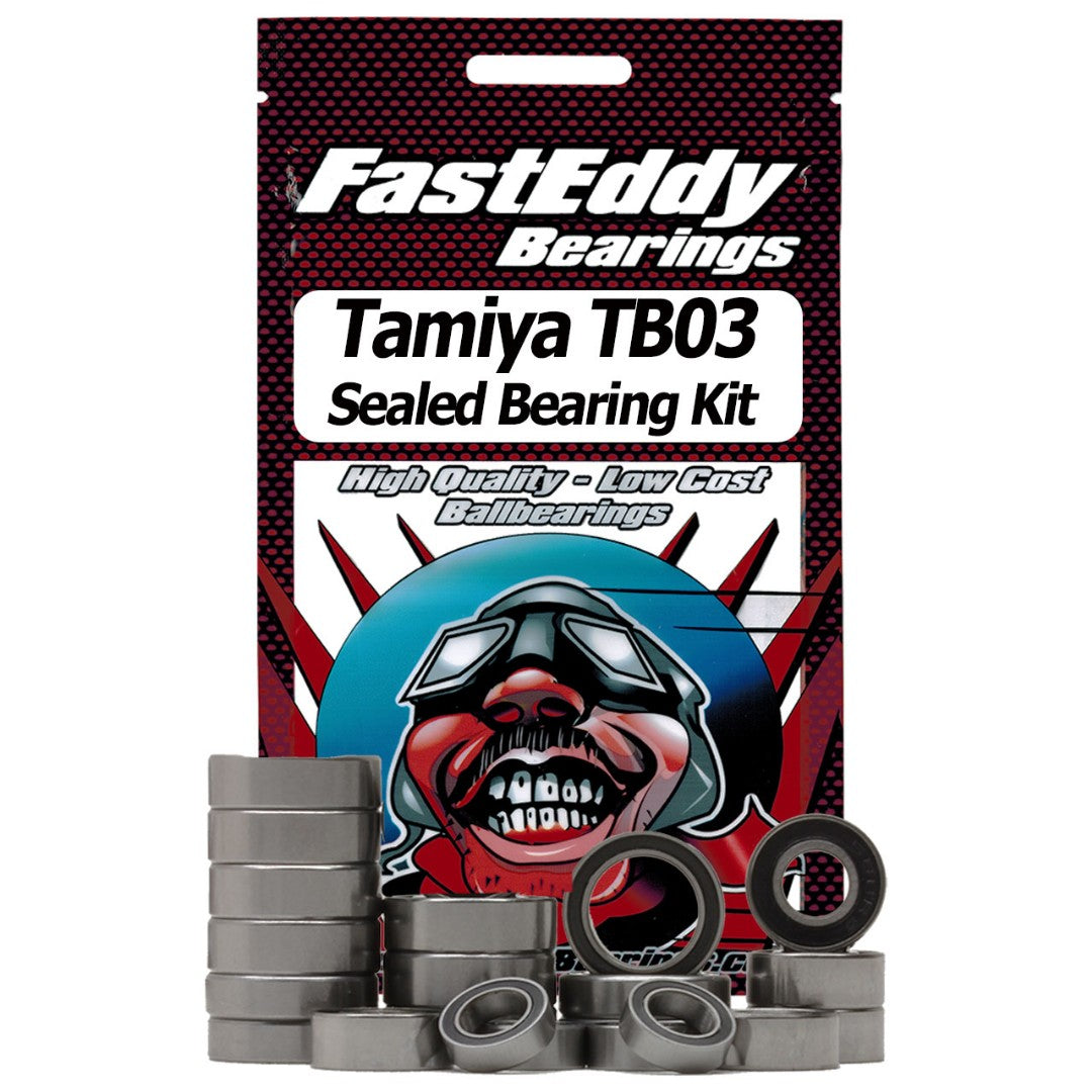 Fast Eddy Tamiya TB03 Chassis Rubber Sealed Bearing Kit