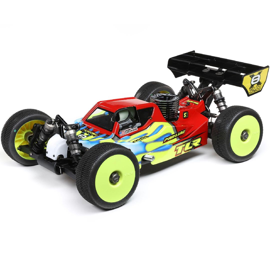 TLR 1/8 8IGHT-X/E 2.0 Combo Nitro/Electirc Buggy 4X4 Race Kit