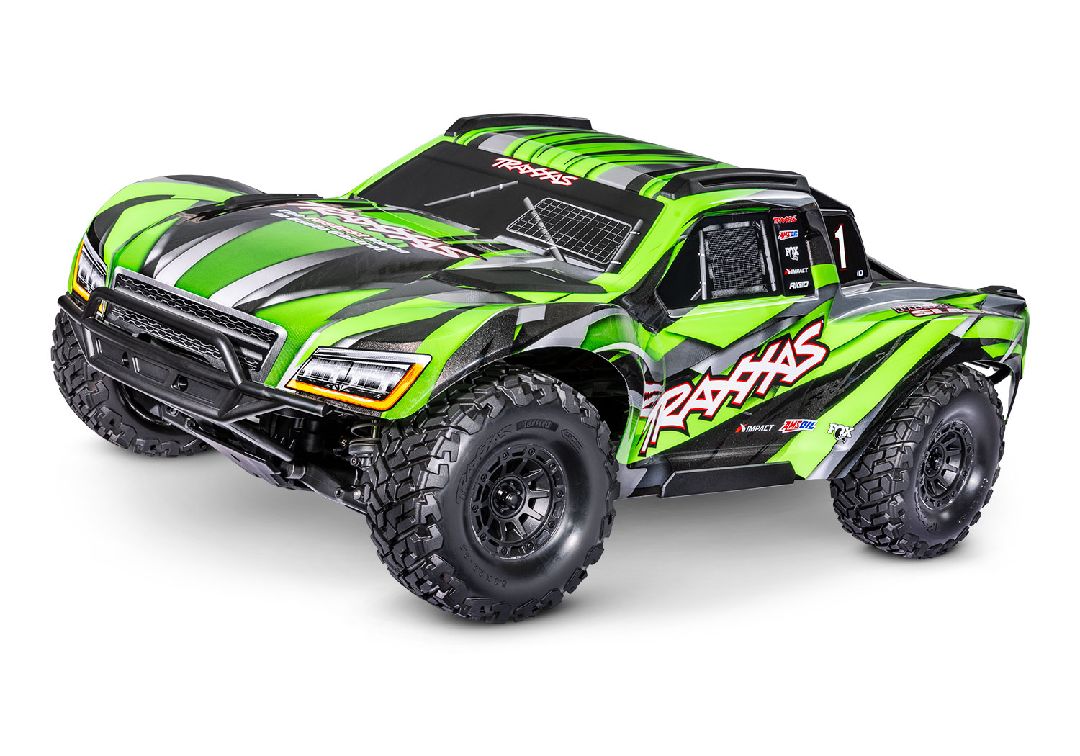 Traxxas Maxx Slash 1/8 Scale 4WD Brushless Electric Short Course Racing Truck - Green