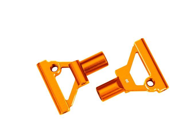 Traxxas Suspension arms, lower, front, 6061-T6 Aluminuminum (orange-anodized) (left & right)/ 2.5x5mm BCS (with threadlock) (2)