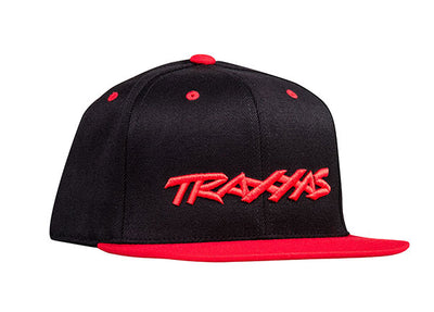 Traxxas Snap Hat Flat Bill Black/Red