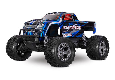 Traxxas 1/10 Stampede 2WD BL-2S HD Clipless. *PROMO* Battery & Charger Included - Blue