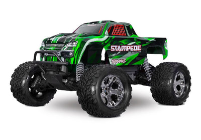 Traxxas 1/10 Stampede 2WD BL-2S HD Clipless. *PROMO* Battery & Charger Included - Green