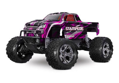 Traxxas 1/10 Stampede 2WD BL-2S HD Clipless. *PROMO* Battery & Charger Included - Pink