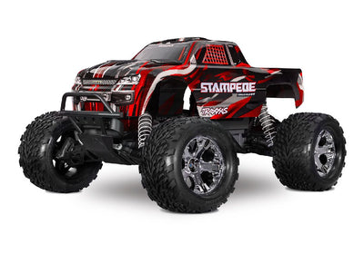 Traxxas 1/10 Stampede 2WD BL-2S HD Clipless. *PROMO* Battery & Charger Included - Red