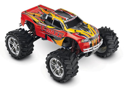 Traxxas T-Maxx Classic 1/10 Scale Nitro Powered 4WD Maxx Monster Truck (Red)