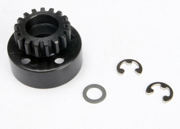 Traxxas Clutch Bell (17-Tooth)/5x8x0.5mm Fiber Washer (2)/ 5mm E
