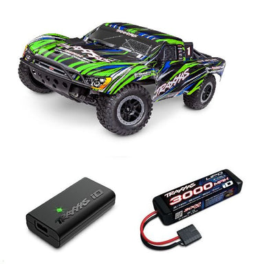 Traxxas 1/10 Slash BL-2S HD 2wd RTR - Green w/ Charger & Battery