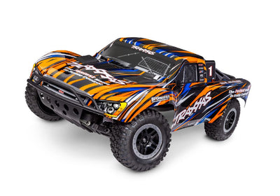 Traxxas Slash Brushless 1/10-Scale 2WD Short Course Racing Truck  with Clipless Body. Ready-To-Race with TQ 2.4GHz radio system and BL-2s brushless ESC (fwd/rev) Requires Battery and Charger - Orange