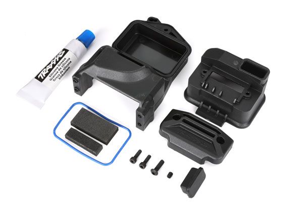 Traxxas Box, Receiver (Sealed) (Servo Mount)