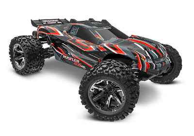 Traxxas Rustler VXL Brushless 1/10 4X4 Stadium Truck. Requires Battery & Charger - Red