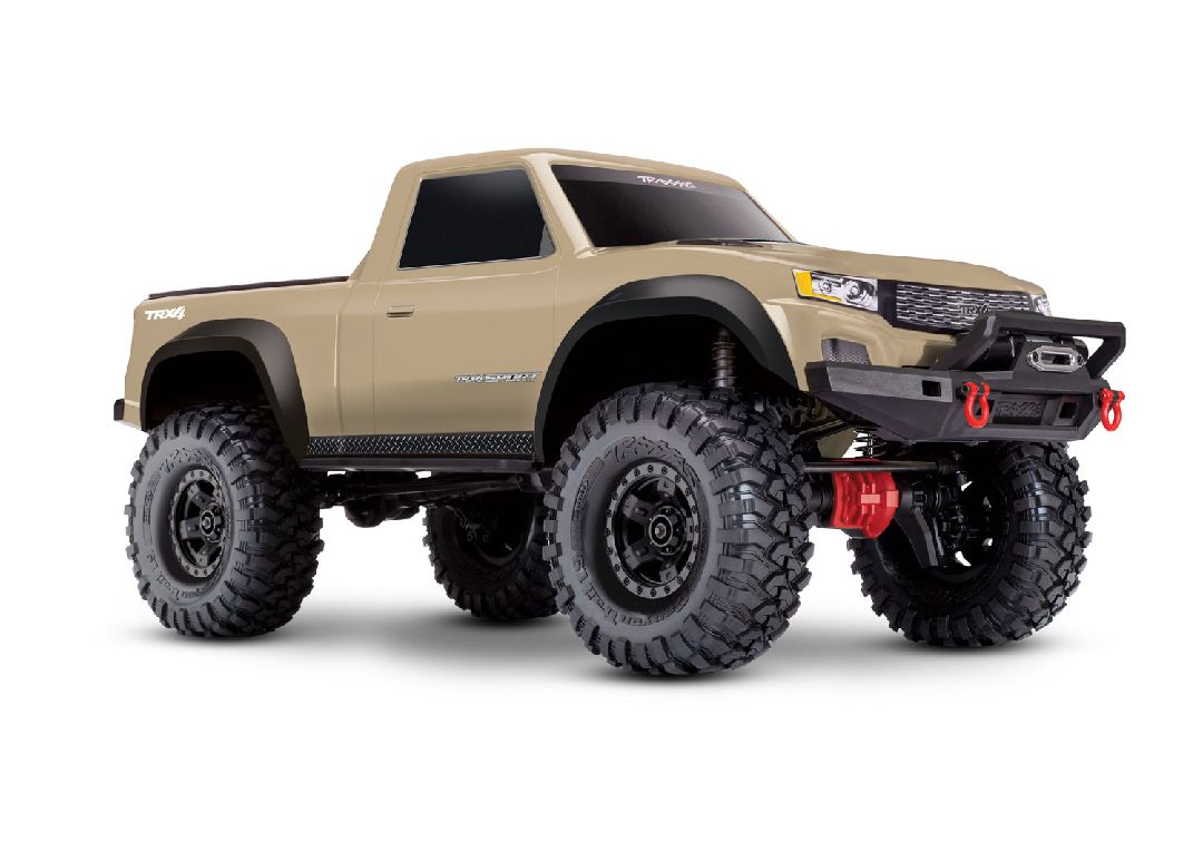 Traxxas TRX-4 Sport 1/10 4WD Electric Truck with TQ 2.4GHz Radio System, clipless (requries battery and charger) - Tan