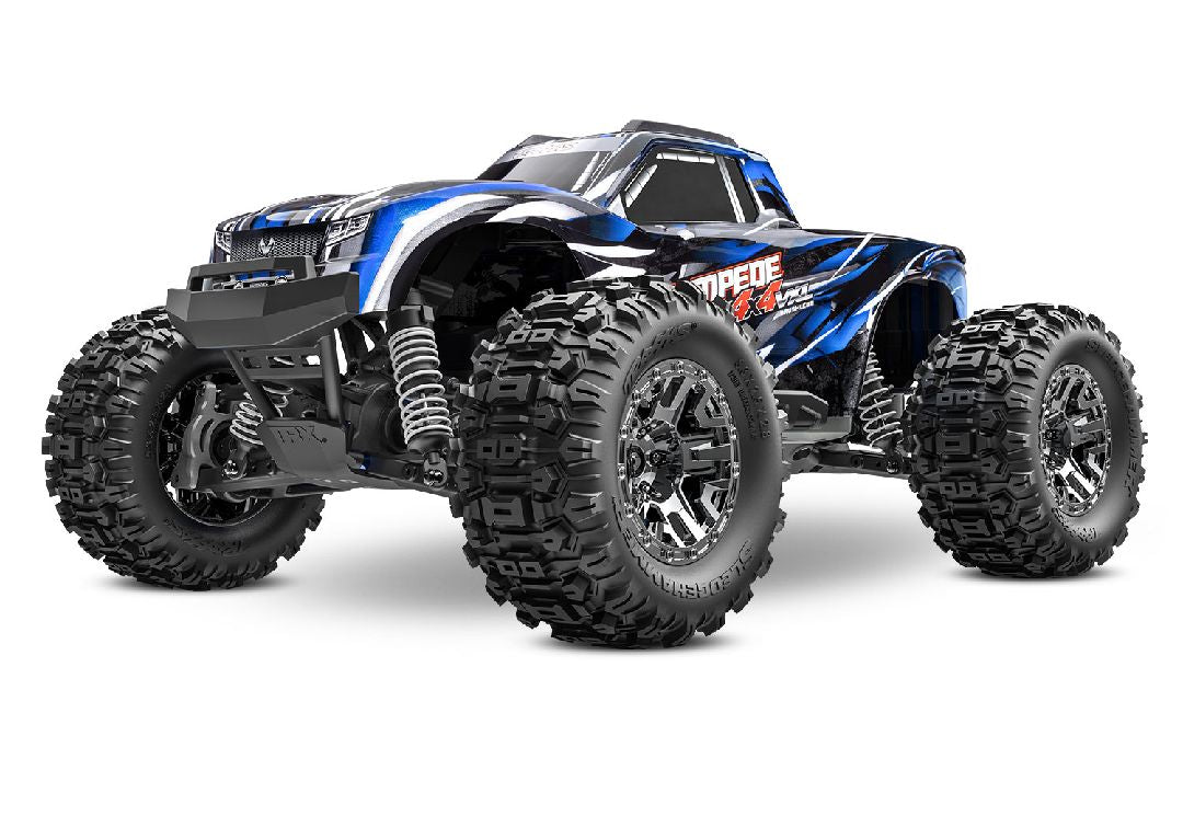 Traxxas Stampede VXL Brushless 1/10 4X4 Monster Truck. Requires Battery & Charger - Blue