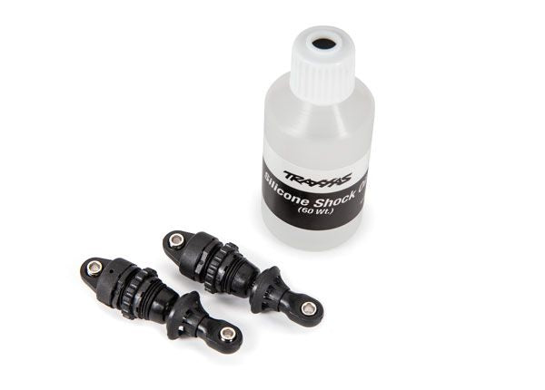 Traxxas Shocks, GTR composite, f&r (assembled, no springs) (2)