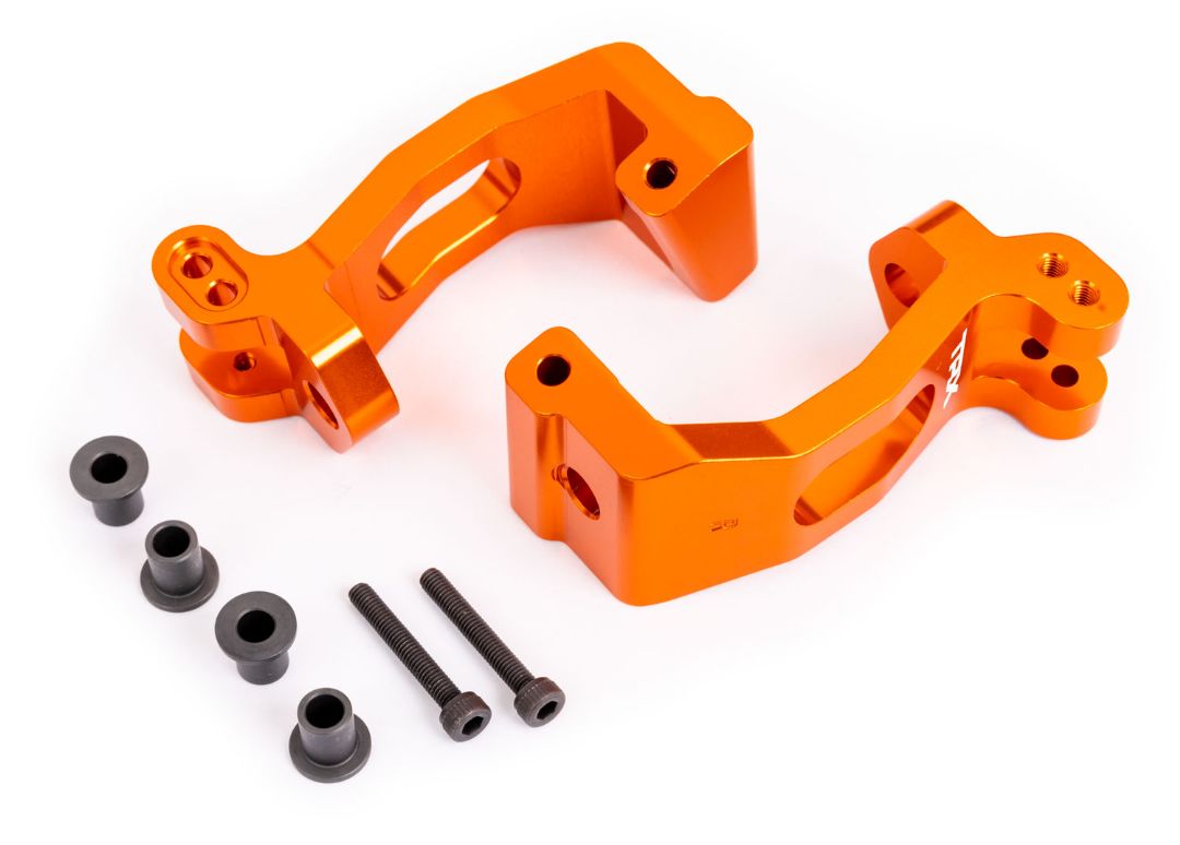 Traxxas Caster Blocks (C-Hubs) - Orange-Anodized