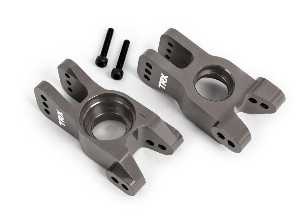 Traxxas Carriers, Stub Axle - Dark Titanium-Anodized